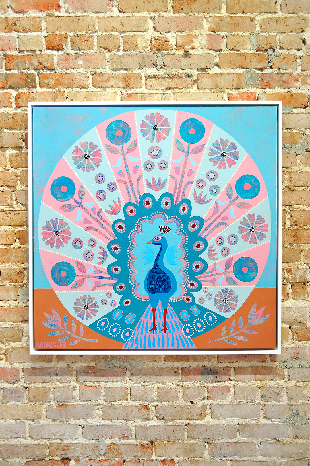 Grace Is Enough - Framed 37.5x37.5 on Canvas
