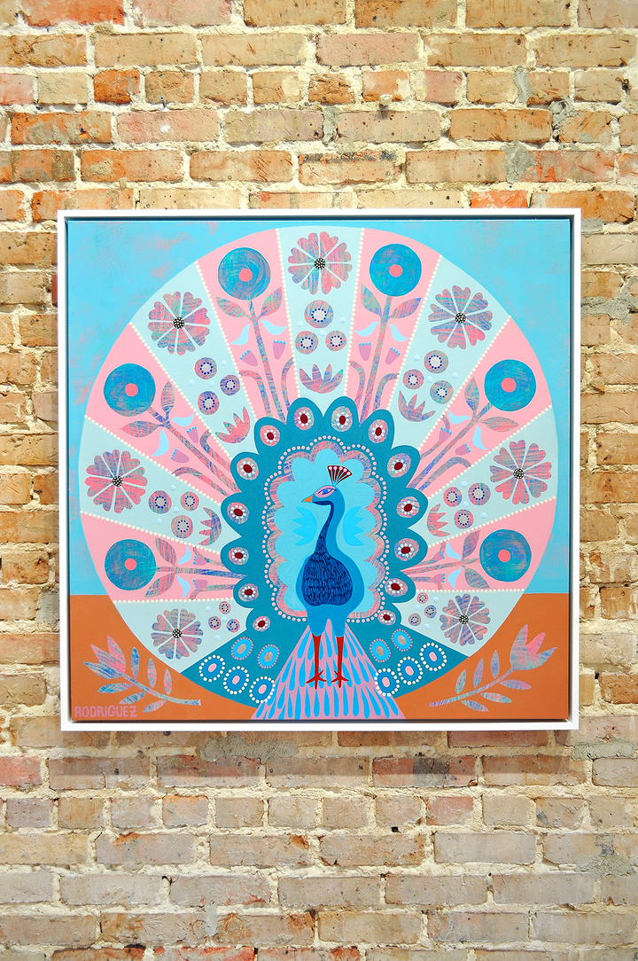 Grace Is Enough - Framed 37.5x37.5 on Canvas