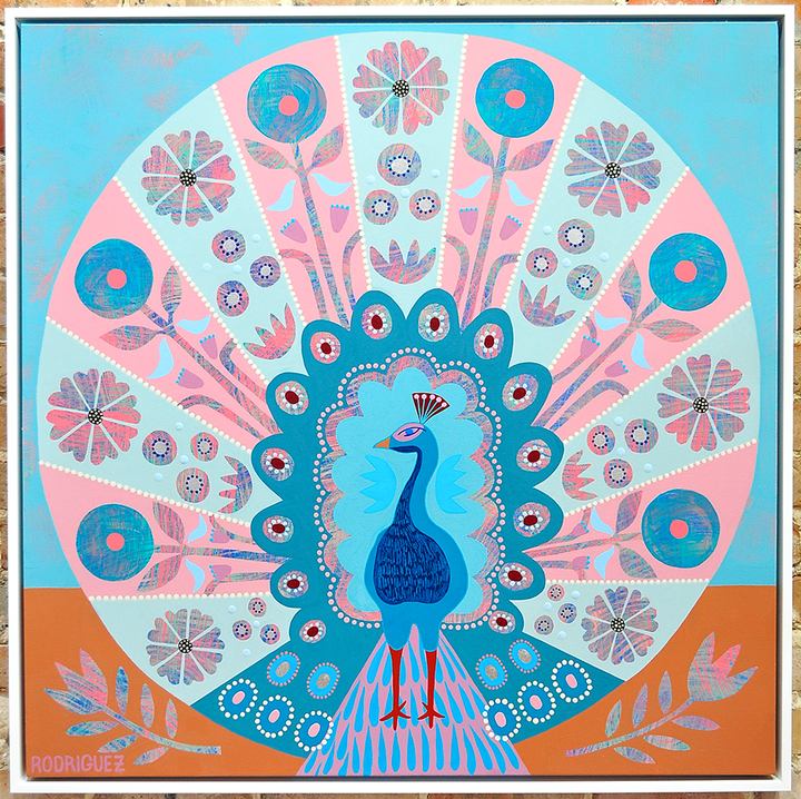 Grace Is Enough - Framed 37.5x37.5 on Canvas