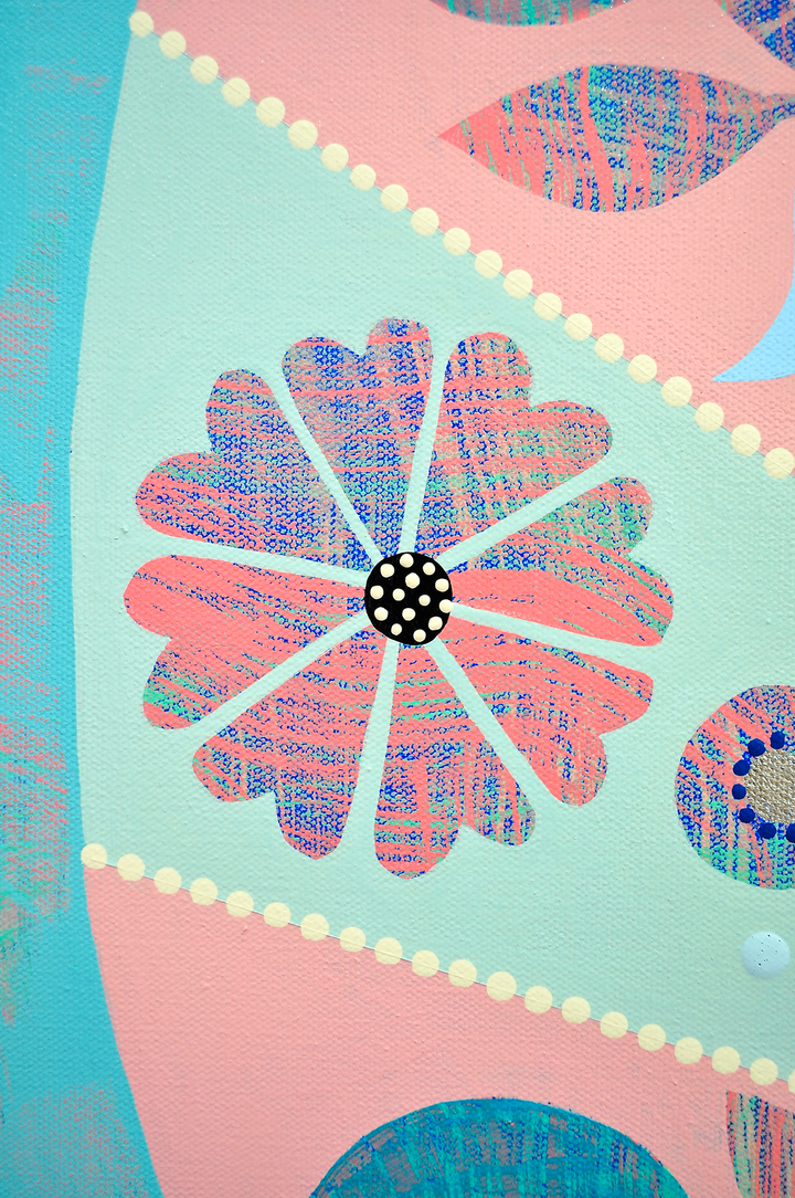 Grace Is Enough - Framed 37.5x37.5 on Canvas