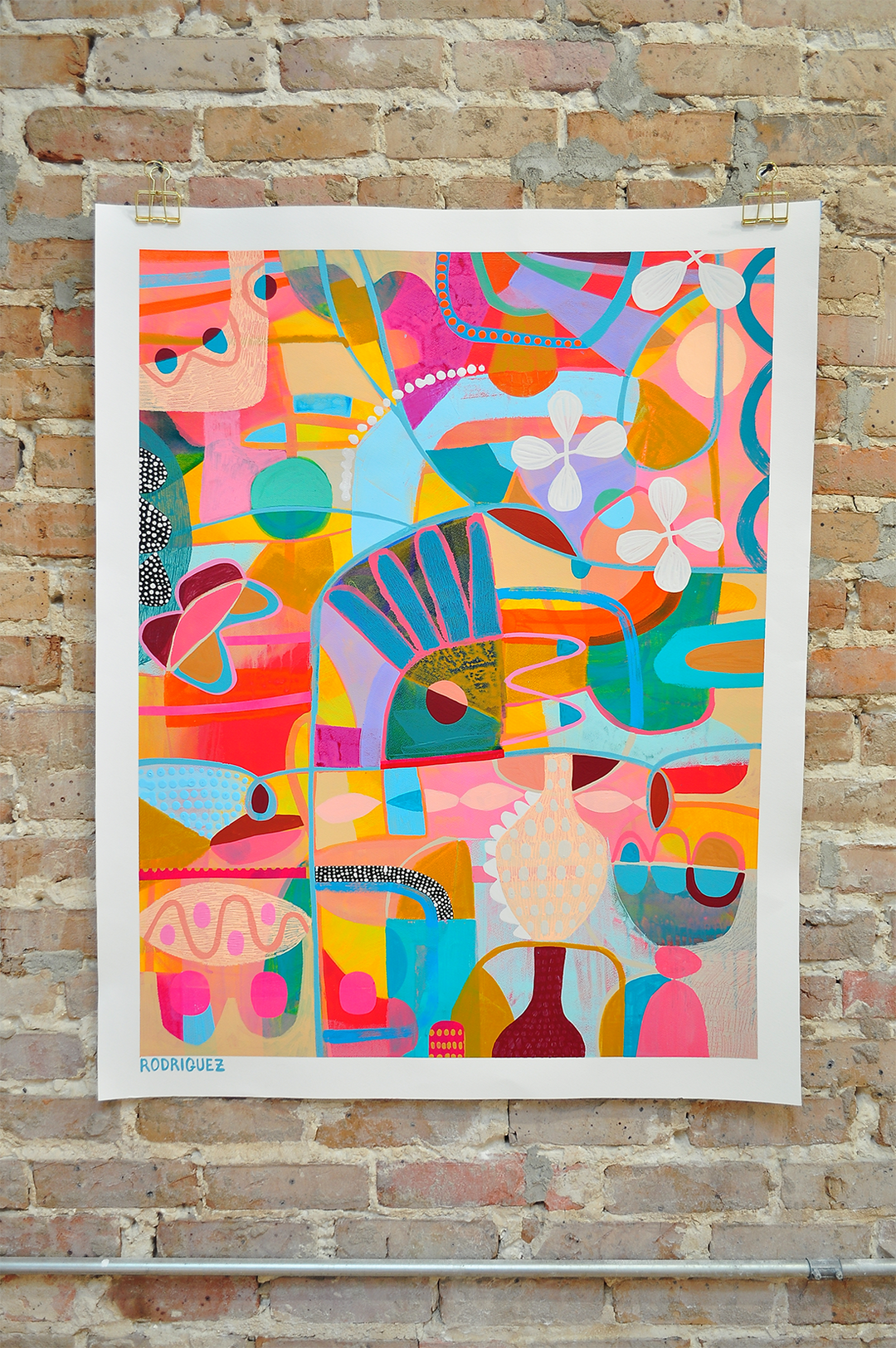 GOLDEN BLOSSOM - 32x40 ON PAPER