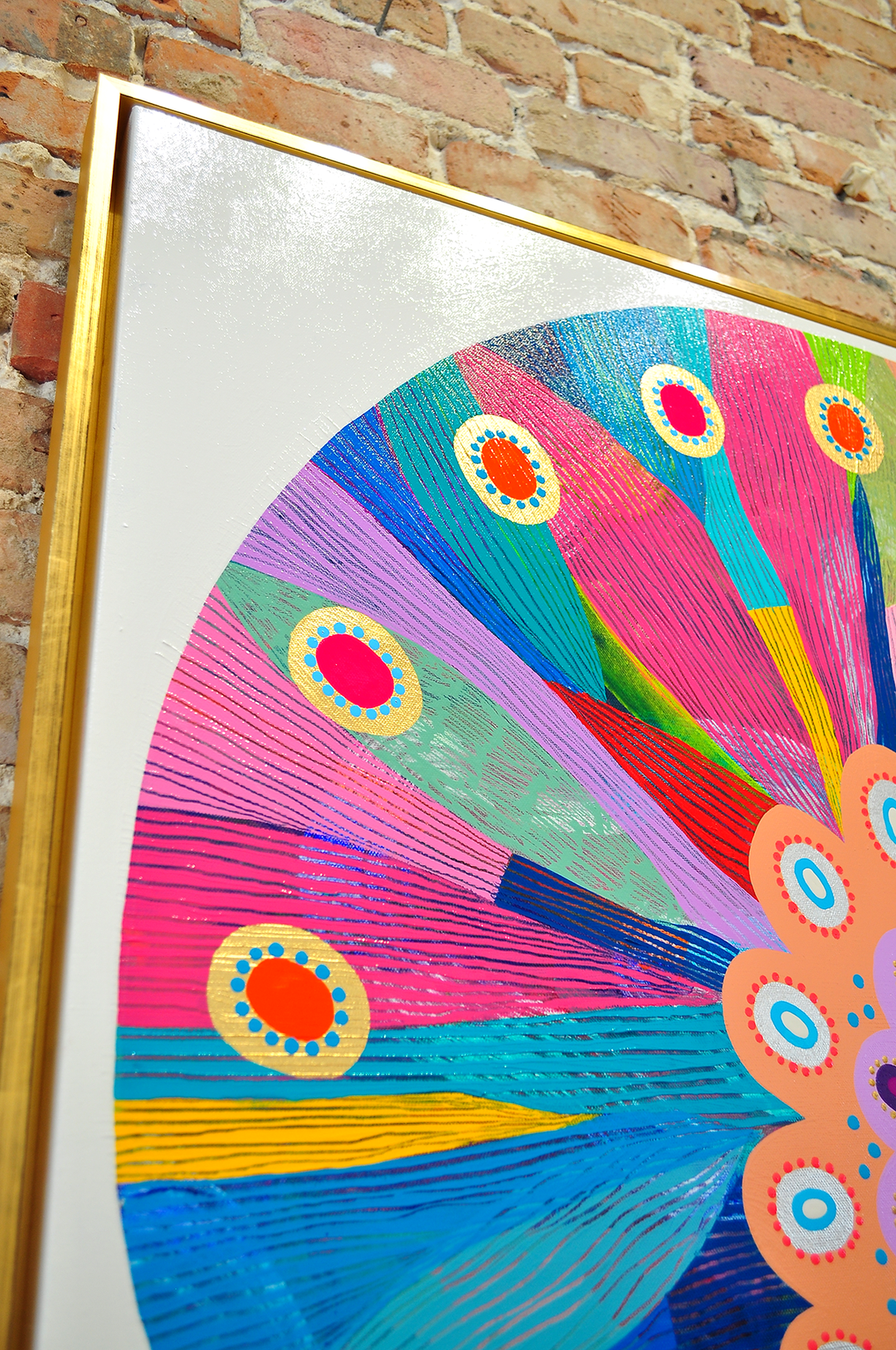 In Full Bloom - Framed 37.5x37.5 on Canvas