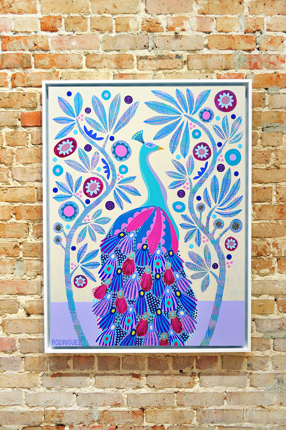 Silver Lining - Framed 31.5x41.5 on Canvas