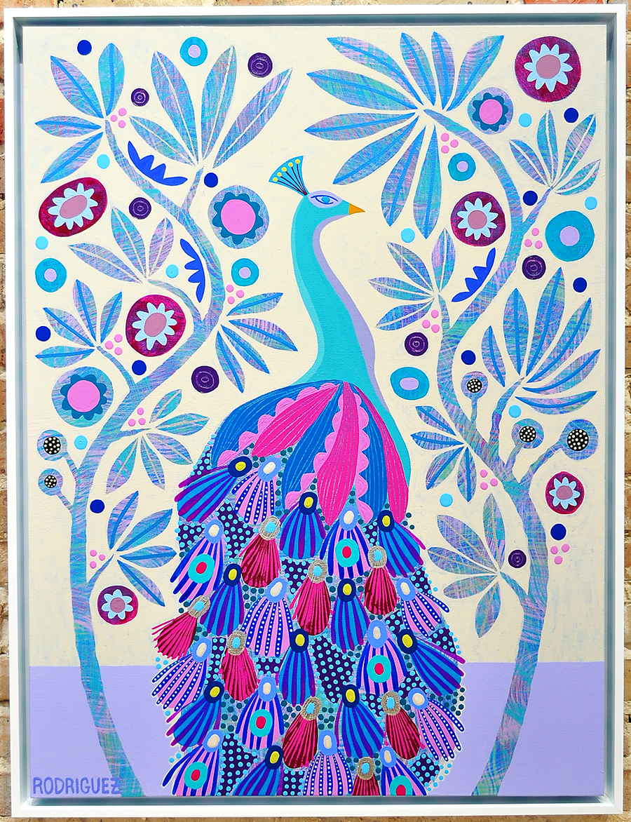 Silver Lining - Framed 31.5x41.5 on Canvas