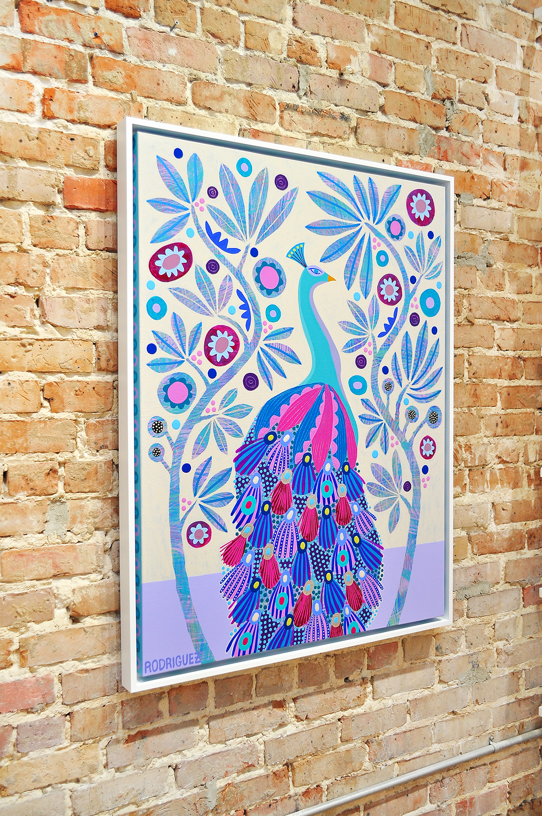 Silver Lining - Framed 31.5x41.5 on Canvas