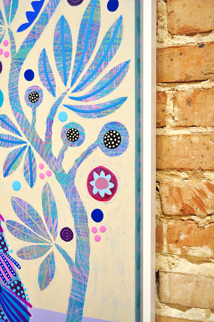 Silver Lining - Framed 31.5x41.5 on Canvas