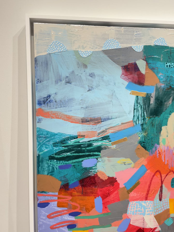 TOP VIEW WITH YOU - FRAMED 31 3/4" x 41 3/4" on Canvas