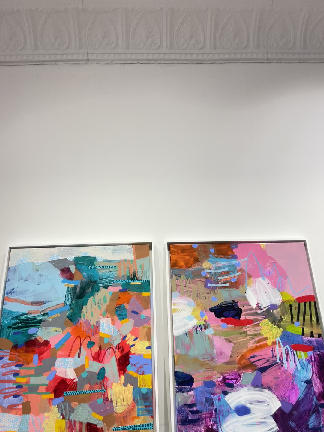TOP VIEW WITH YOU - FRAMED 31 3/4" x 41 3/4" on Canvas