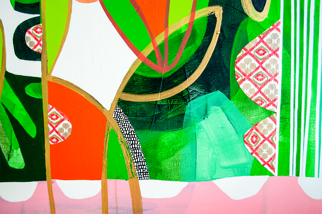 MOVING MOUNTAINS - 48x48 ON CANVAS