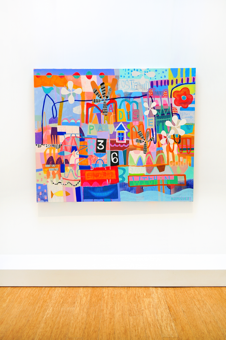 Life Is A Playground- 72x60 on Canvas