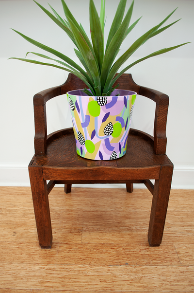 1 PURPLE RAIN - EXTRA LARGE ABSTRACT PLANTER