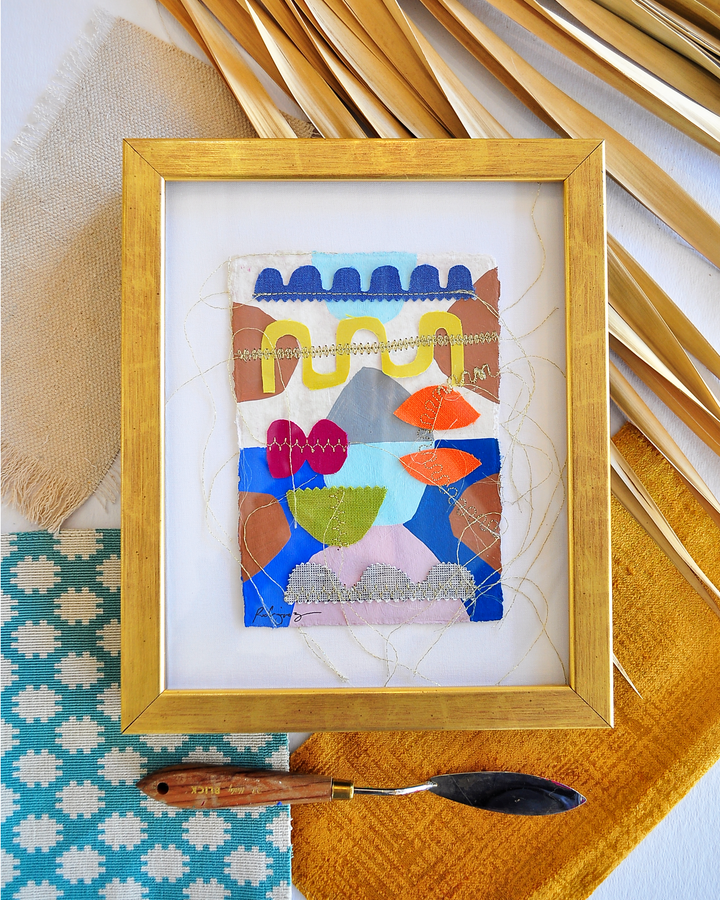 Studio Study 1 - 9x11 Framed Mixed Media on Paper