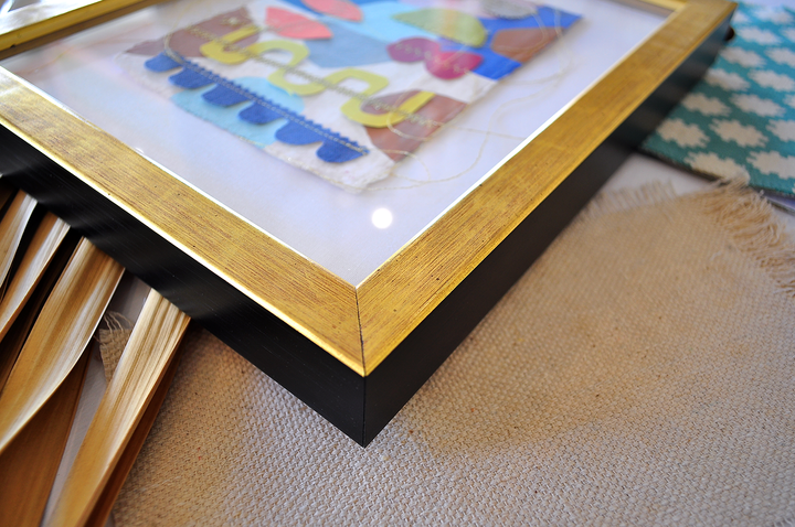 Studio Study 1 - 9x11 Framed Mixed Media on Paper