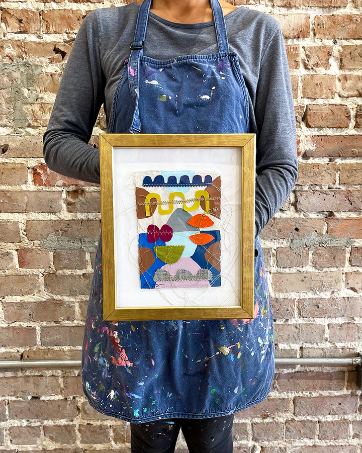 Studio Study 1 - 9x11 Framed Mixed Media on Paper