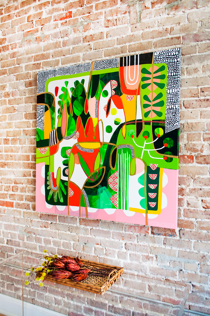 MOVING MOUNTAINS - 48x48 ON CANVAS