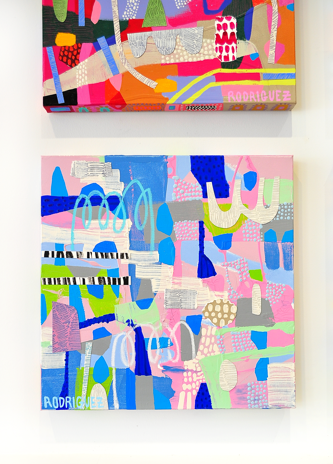 Here We Go Again - 20x20 Mixed Media on Canvas