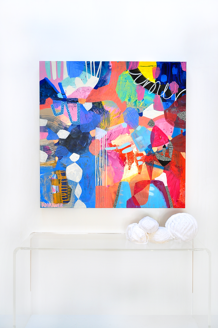 Bright Idea - 48x48 on Canvas - Daydream Collection