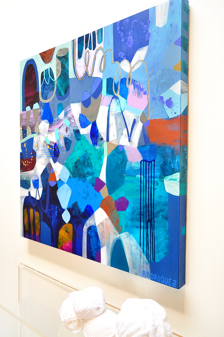 Dream A Little Dream Of Me - 48x48 on Canvas