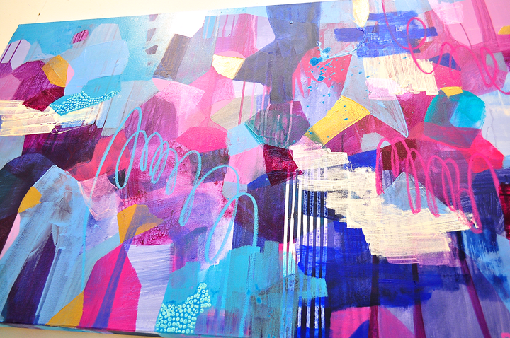 The Future Is For Dreamers - 48x30 on Canvas