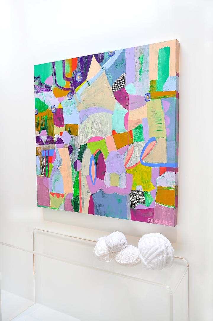 Singing Along To Our Favorite Song - 48x48 on Canvas