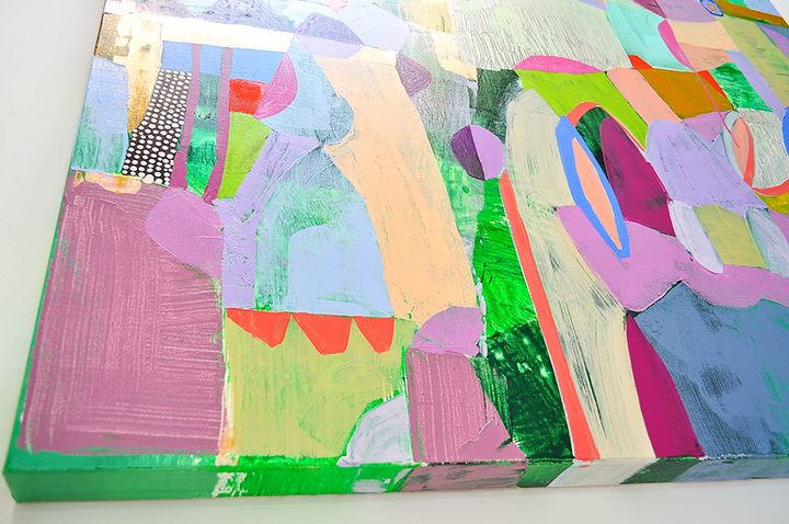 Singing Along To Our Favorite Song - 48x48 on Canvas