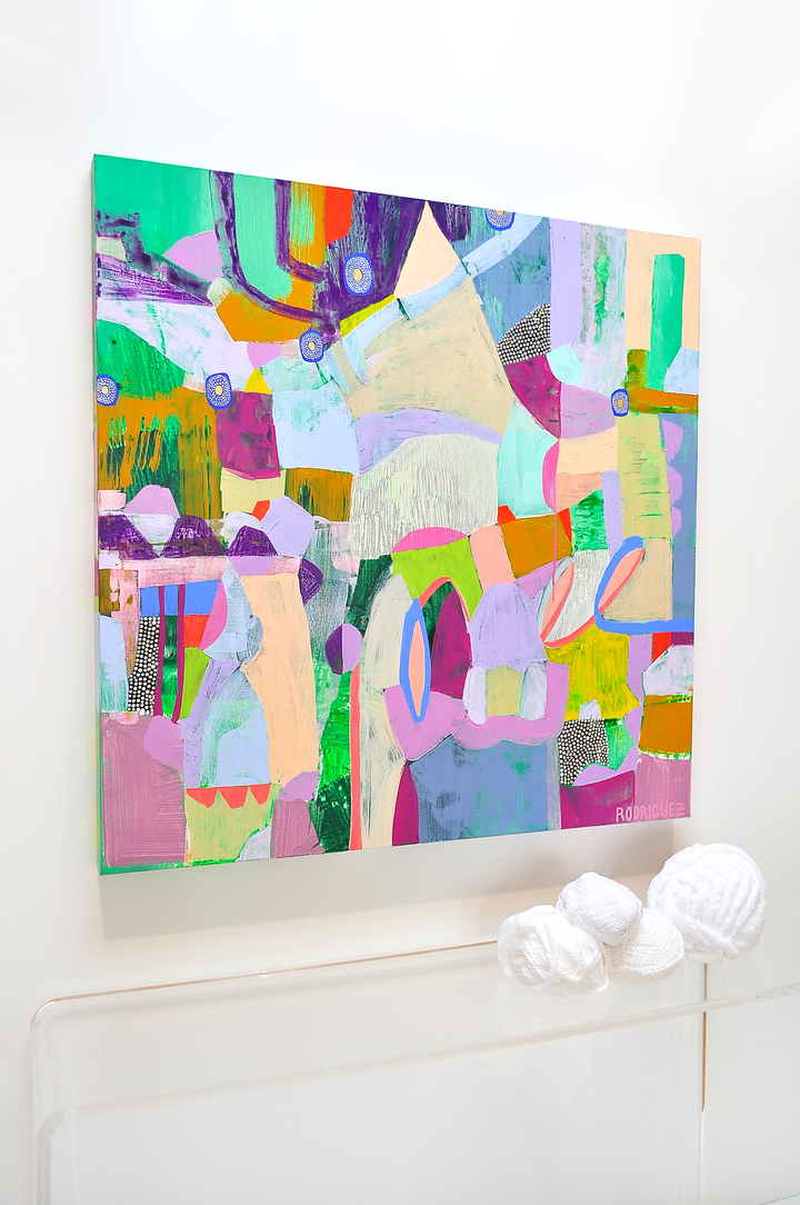 Singing Along To Our Favorite Song - 48x48 on Canvas