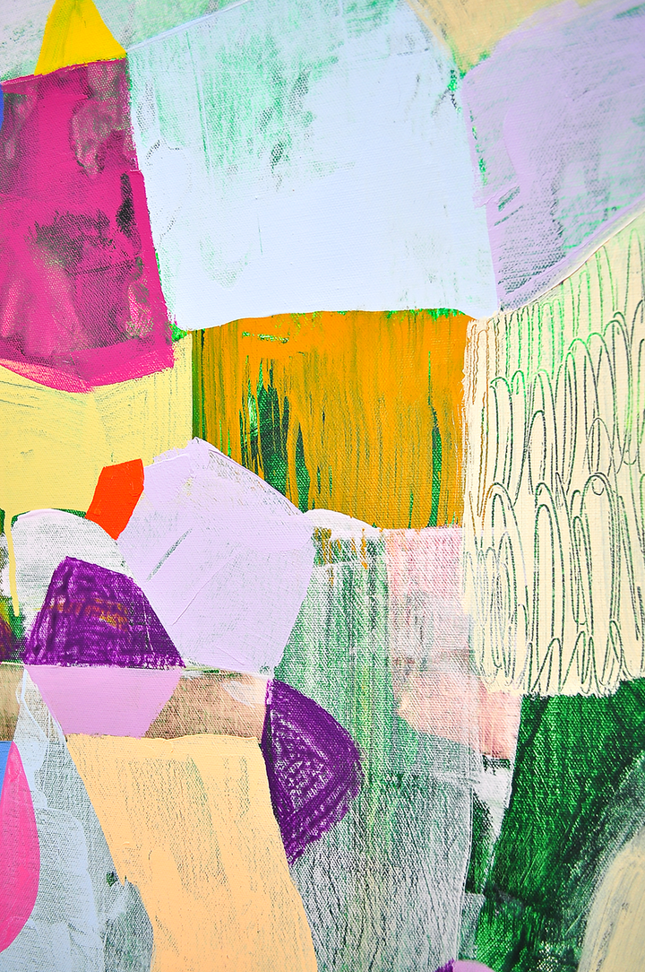 Singing Along To Our Favorite Song - 48x48 on Canvas