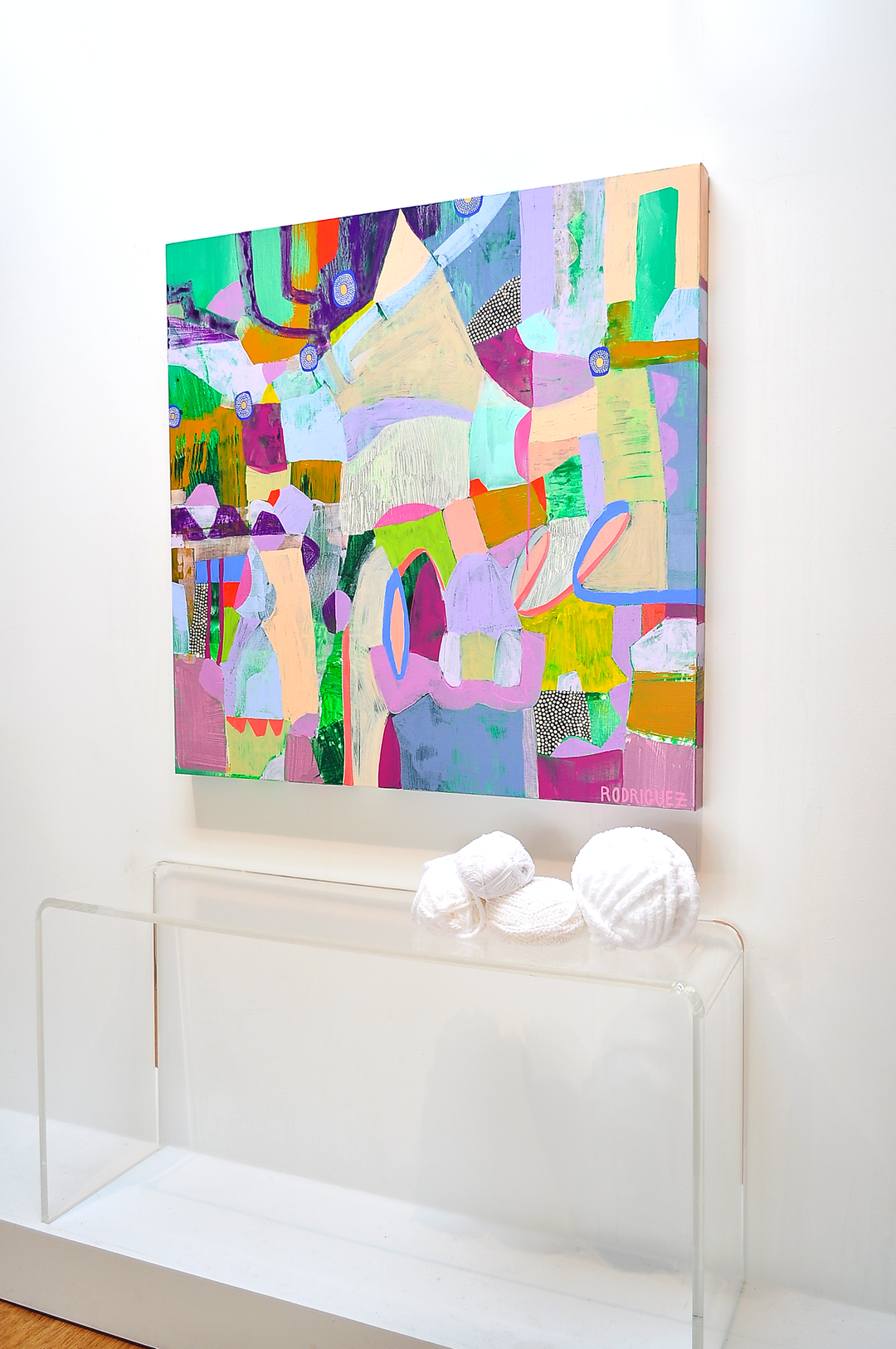 Singing Along To Our Favorite Song - 48x48 on Canvas