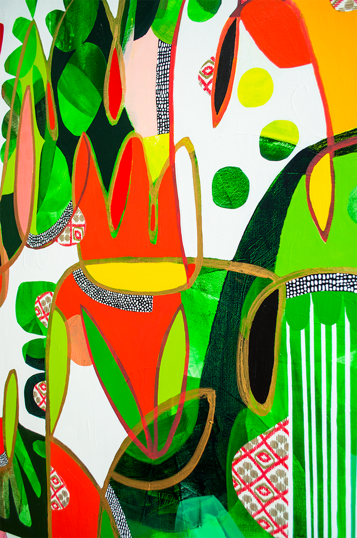 MOVING MOUNTAINS - 48x48 ON CANVAS