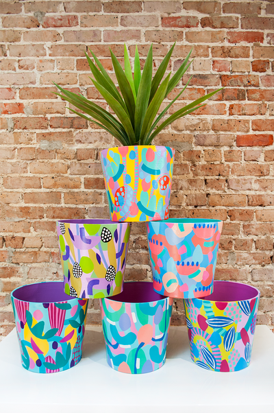 5 CONFETTI - Extra Large ABSTRACT PLANTER