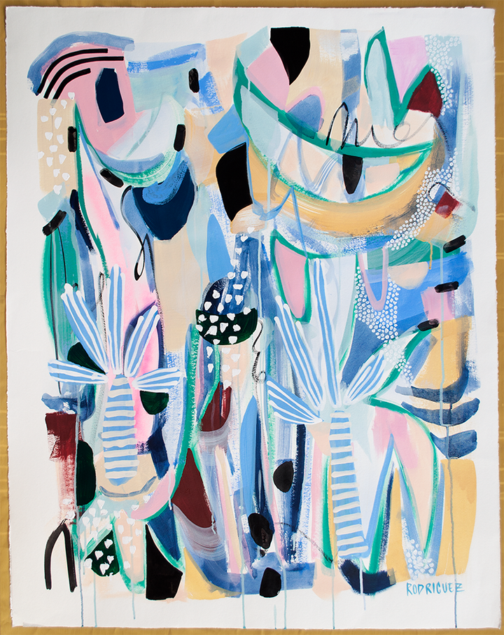 AFTERNOON RAIN - 32x40 ON PAPER