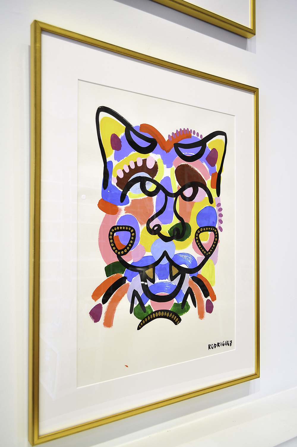 Beautiful Monster Safa- 23x30 Framed Acrylic on Paper