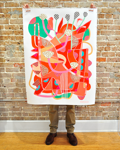 Begin Again - 32X42 ON PAPER