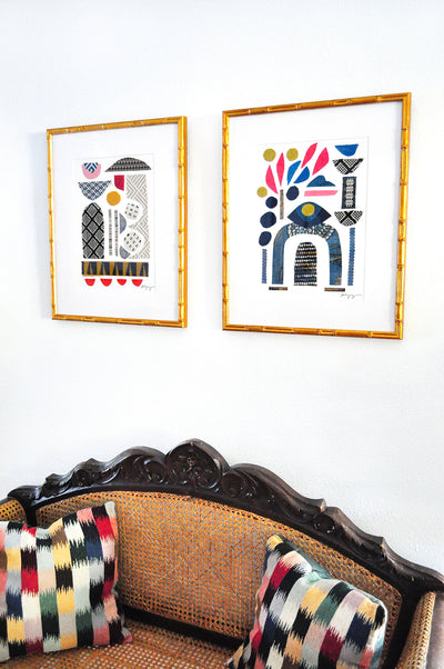 ALTAR - 17.5 x 21.5 - FRAMED COLLAGE