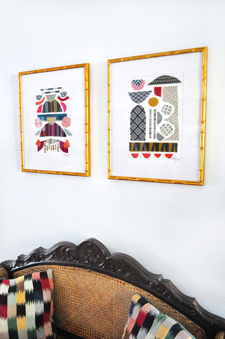 ALTAR - 17.5 x 21.5 - FRAMED COLLAGE