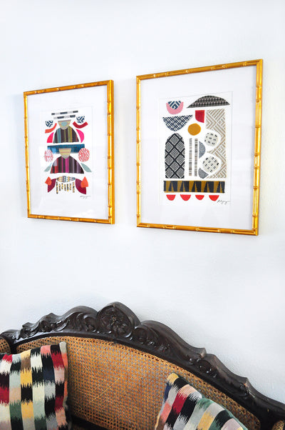 ALTAR - 17.5 x 21.5 - FRAMED COLLAGE