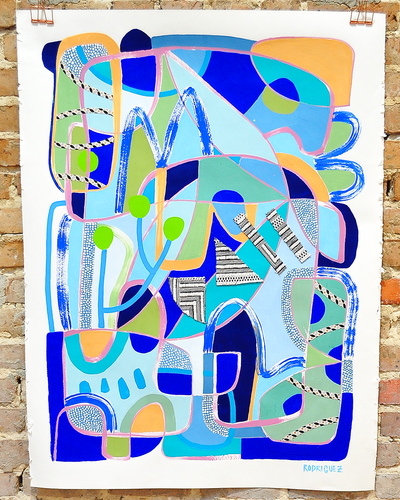 Cool, Calm, And Collected - 32x42 on paper