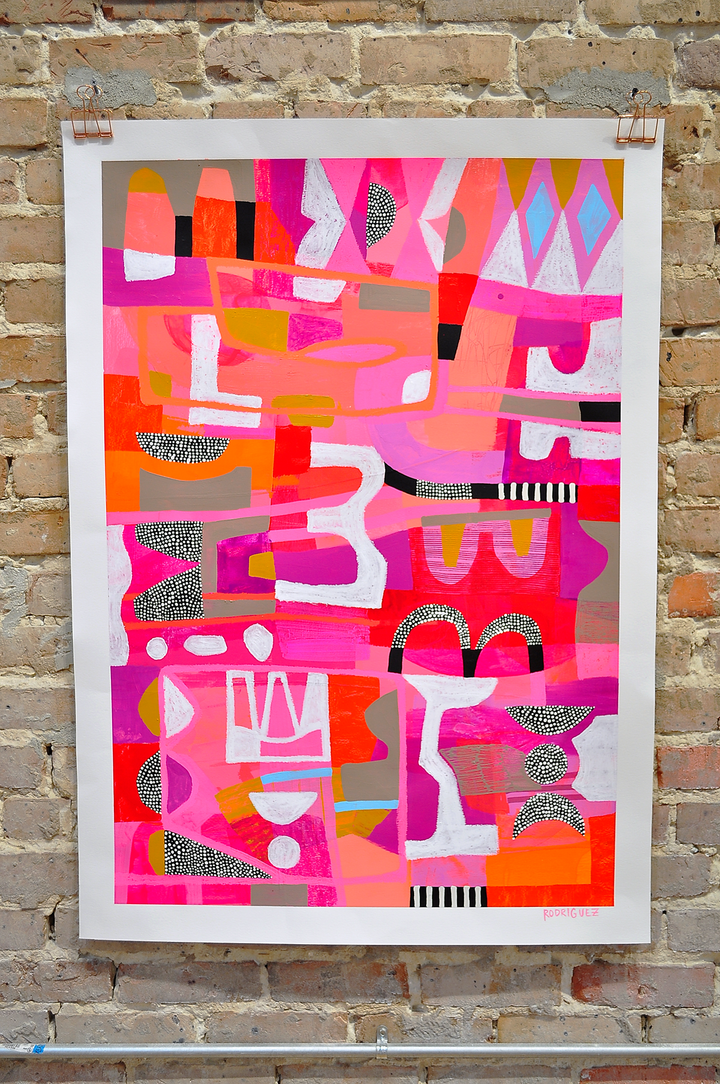 Message In a Bottle - 30x42 on Paper