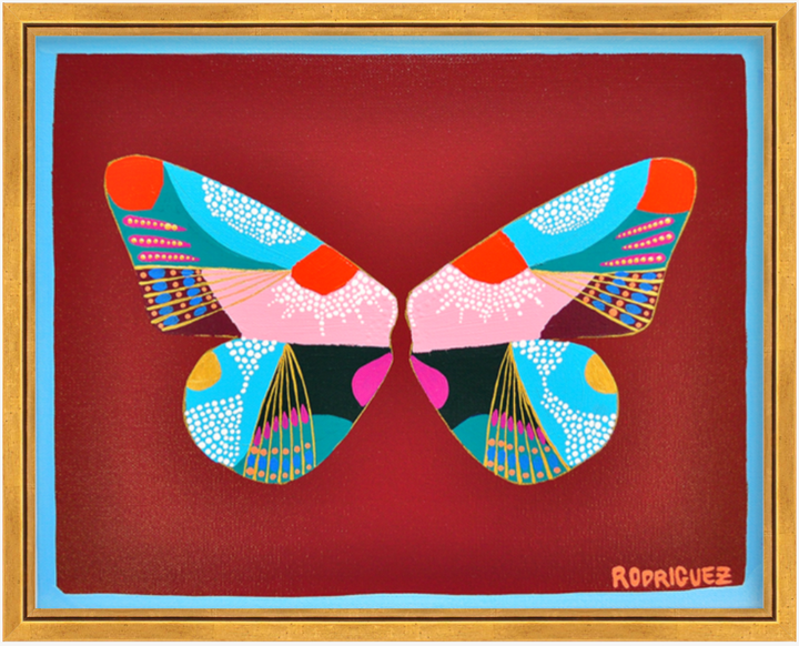 DECO 'WINGS' - 11x14 ON CANVAS