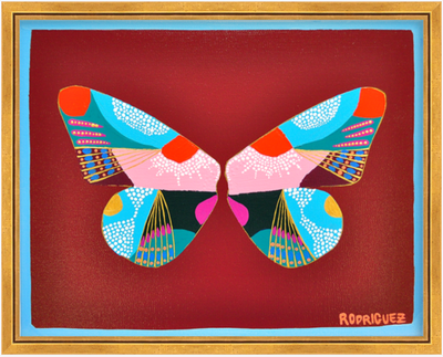 DECO 'WINGS' - 11x14 ON CANVAS