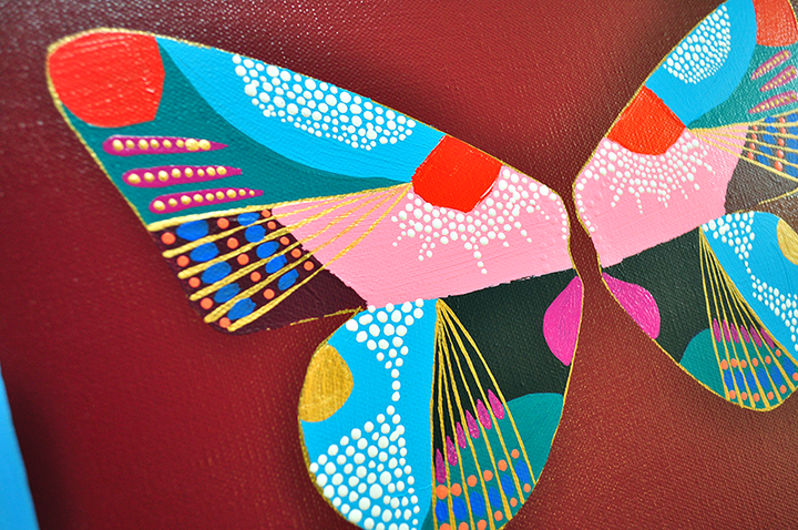 DECO 'WINGS' - 11x14 ON CANVAS