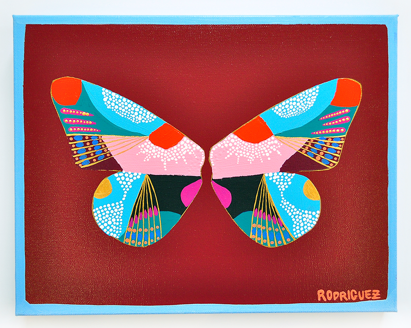 DECO 'WINGS' - 11x14 ON CANVAS