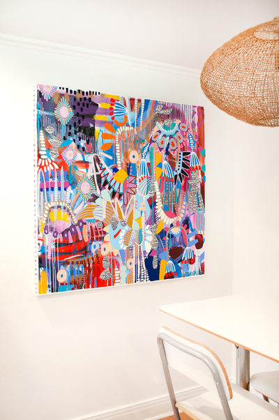 FESTIVAL OF HARVEST - 48x48 ON CANVAS