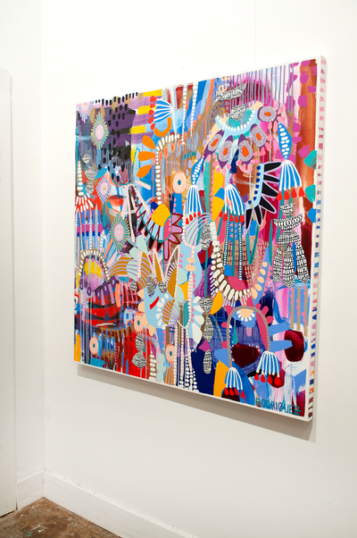 FESTIVAL OF HARVEST - 48x48 ON CANVAS