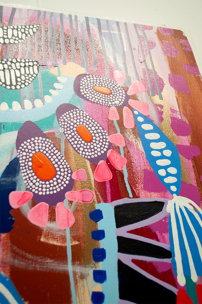 FESTIVAL OF HARVEST - 48x48 ON CANVAS