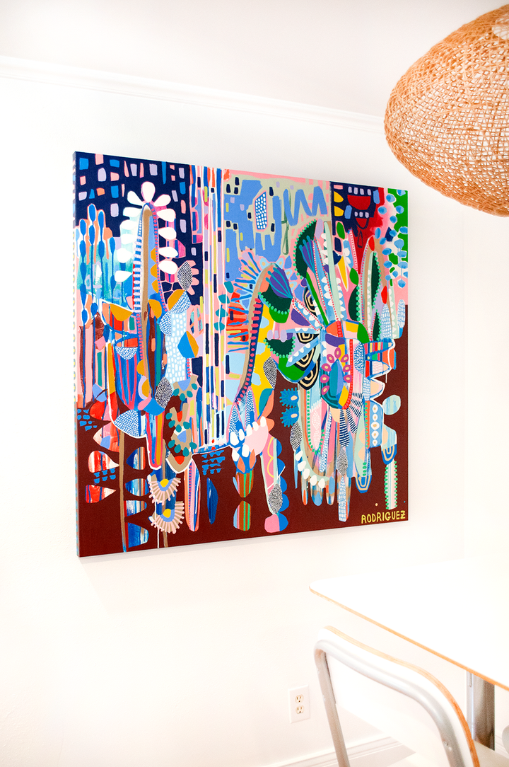 FROM THE GROUND UP - 48x48 ON CANVAS