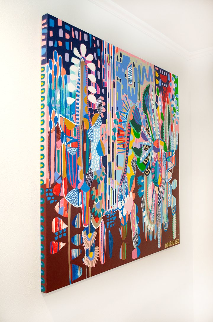FROM THE GROUND UP - 48x48 ON CANVAS