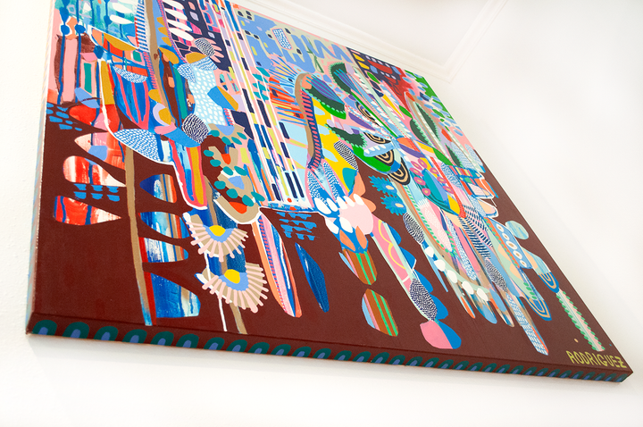 FROM THE GROUND UP - 48x48 ON CANVAS