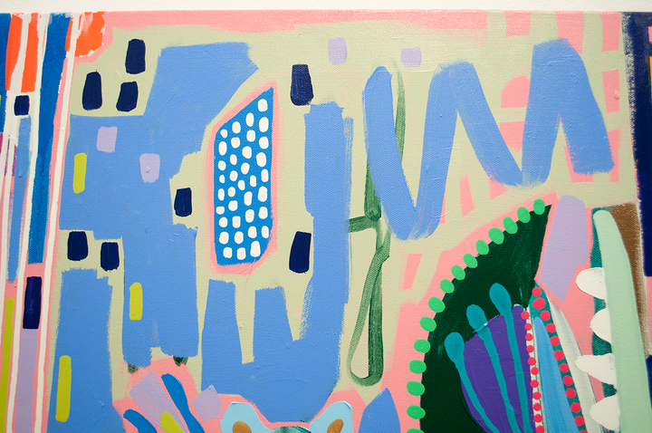 FROM THE GROUND UP - 48x48 ON CANVAS