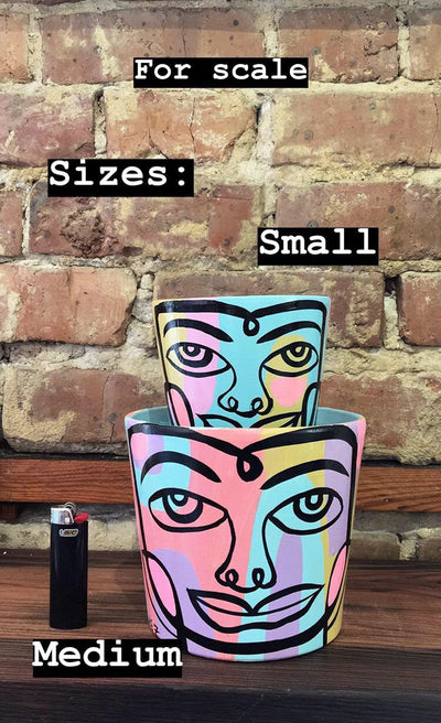 Small Peace Planter (sm82)